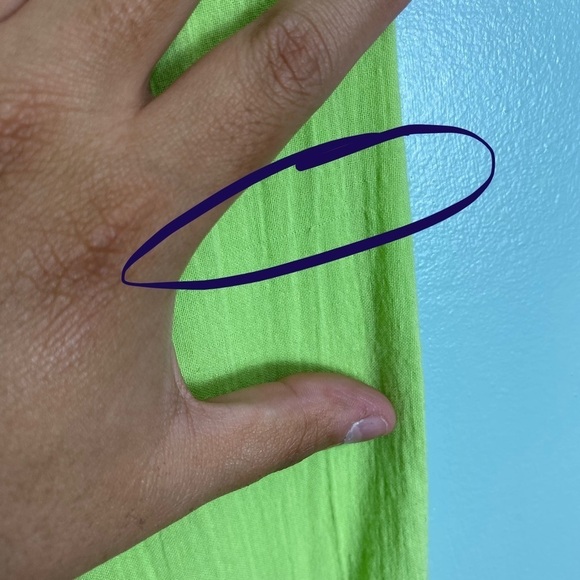 Tach Clothing Green Bell Wide Leg Flare Pants‎ Sz Small - Picture 7 of 9